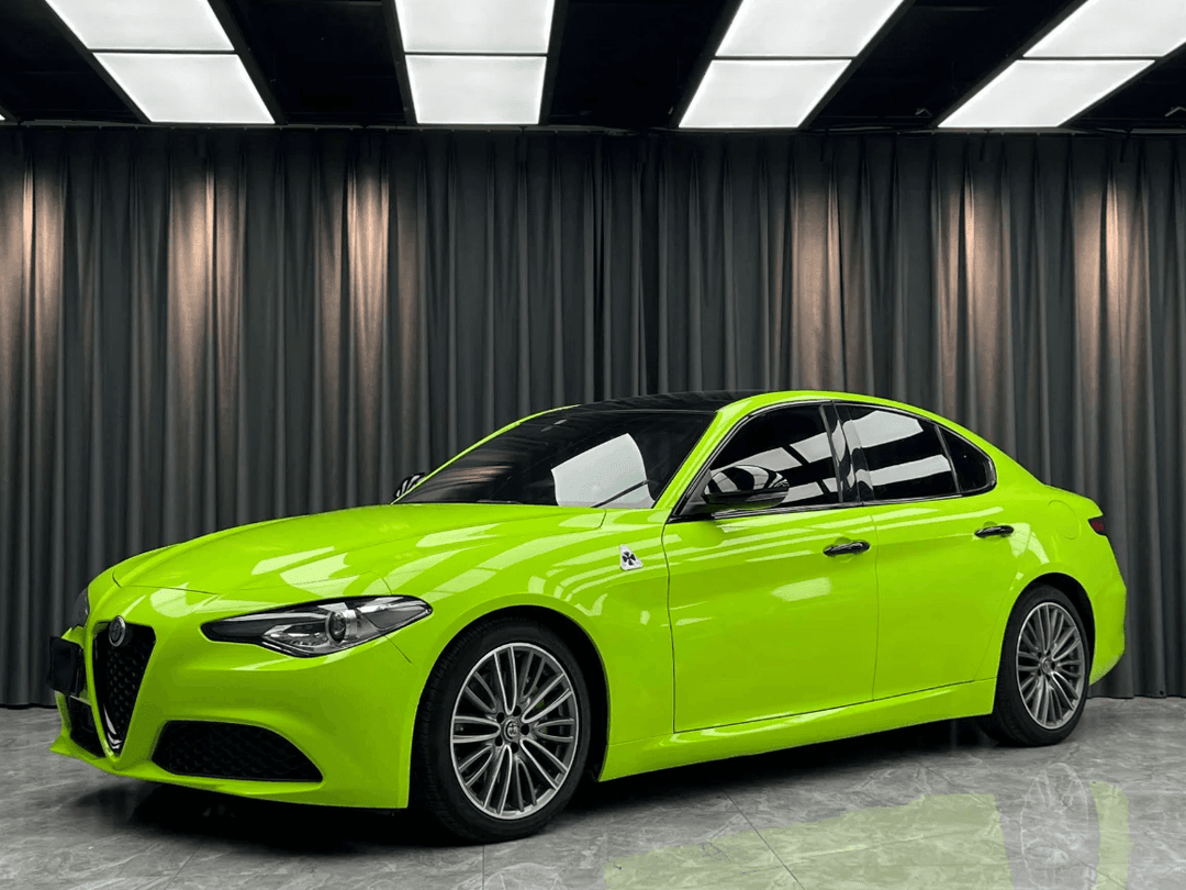 Gloss Crystal Green Vinyl Wrap