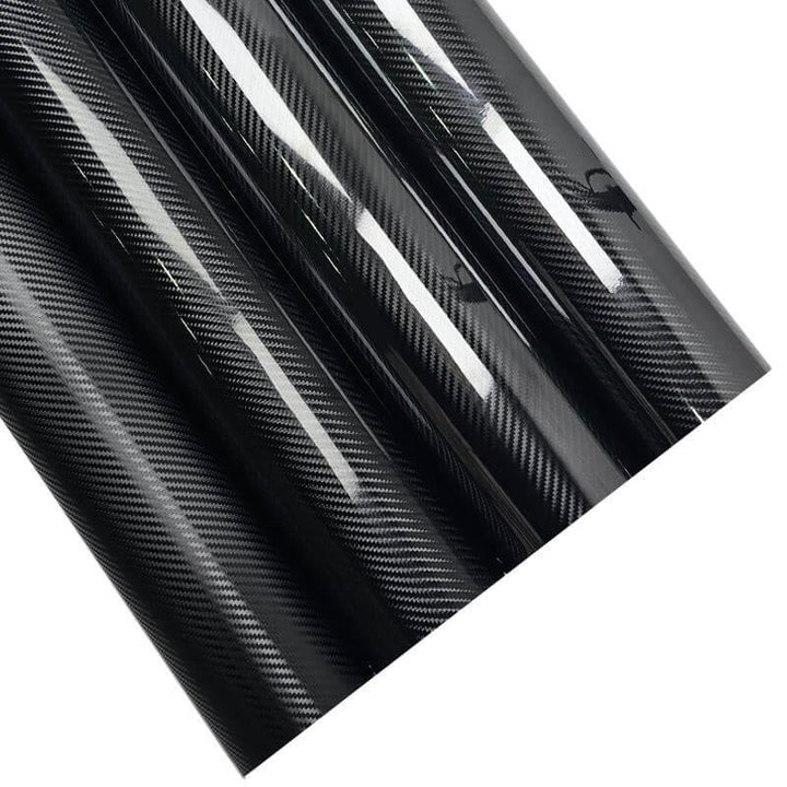 5D Black Carbon Vinyl Wrap