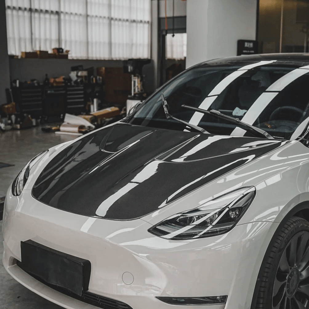 5D Black Carbon Vinyl Wrap