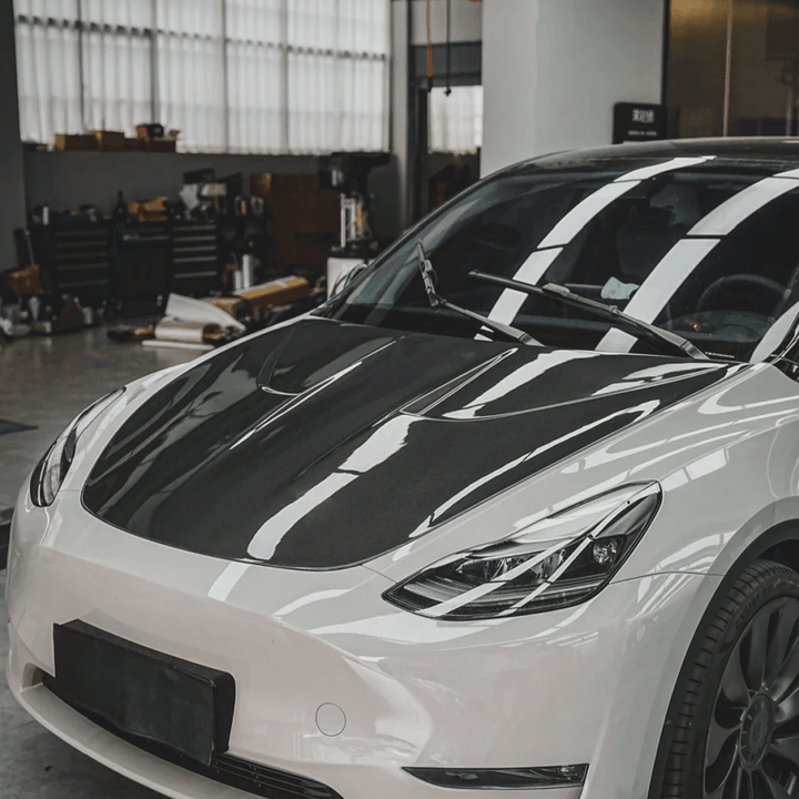 5D Black Carbon Vinyl Wrap