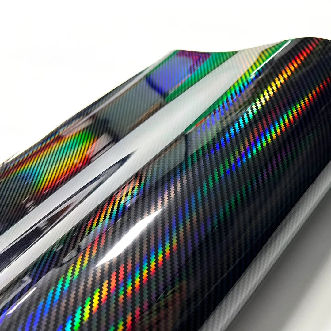 Carbon Fiber Holographic Vinyl Wrap