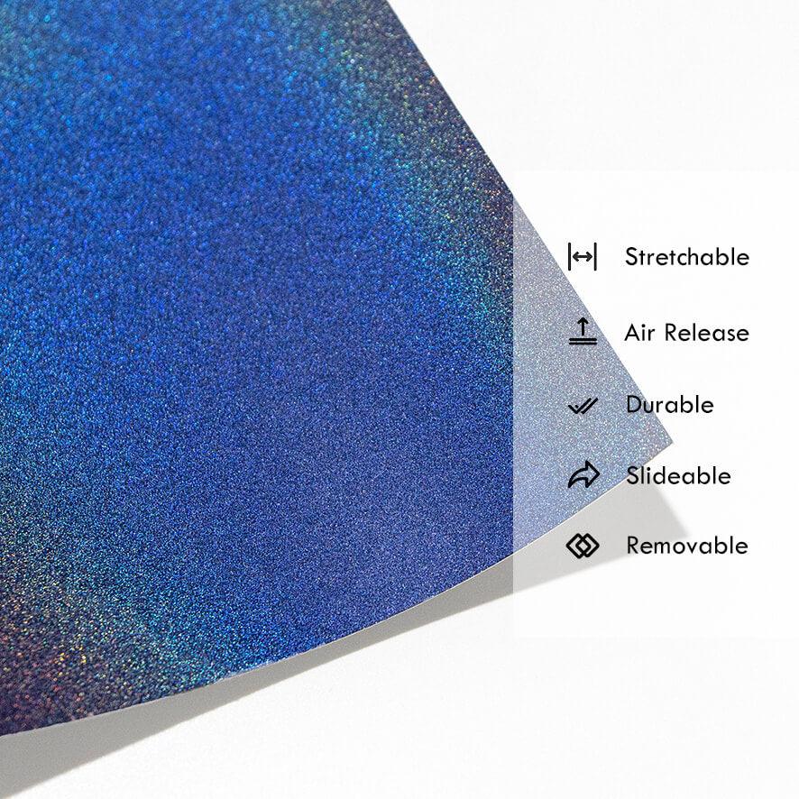 Gloss Laser Flip Blueberry Vinyl Wrap