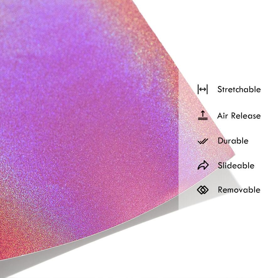 Gloss Laser Flip Pink Vinyl Wrap