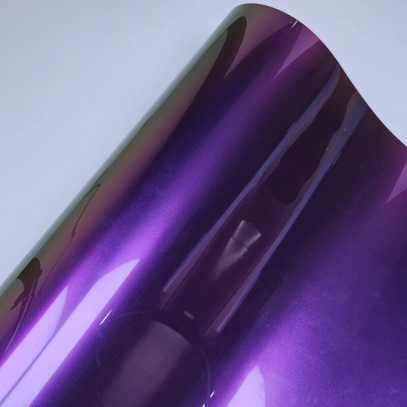 Color Shift Spectrum Purple Gold Vinyl Wrap