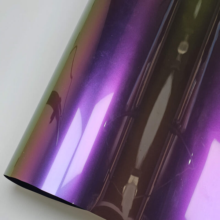Color Shift Spectrum Purple Gold Vinyl Wrap