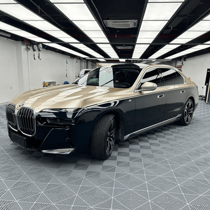 Gloss Metallic Champagne Gold Vinyl Wrap