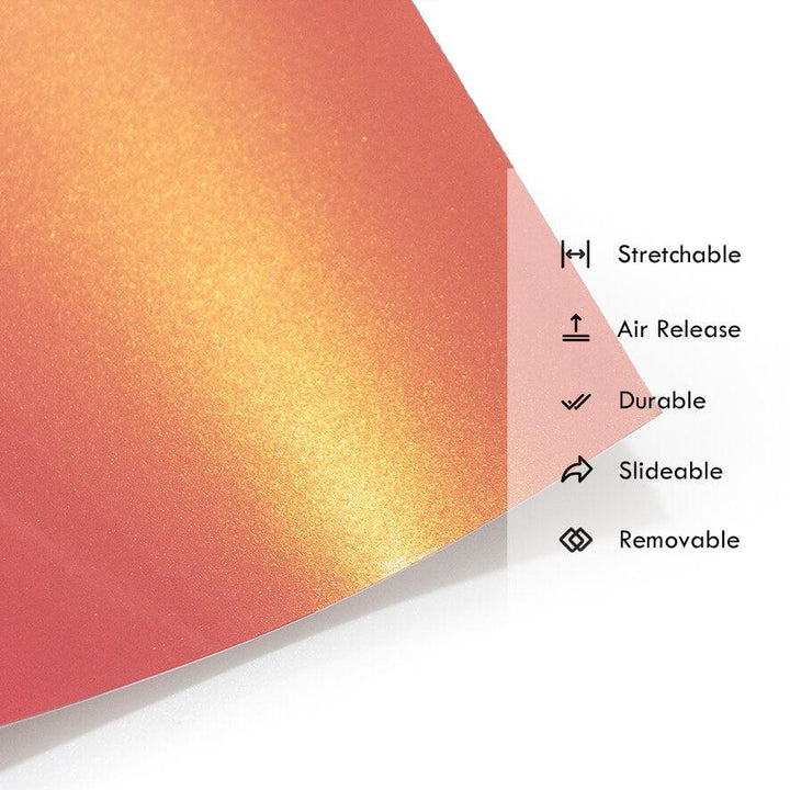 Candy Metallic Pearlescent Neon Pink Vinyl Wrap