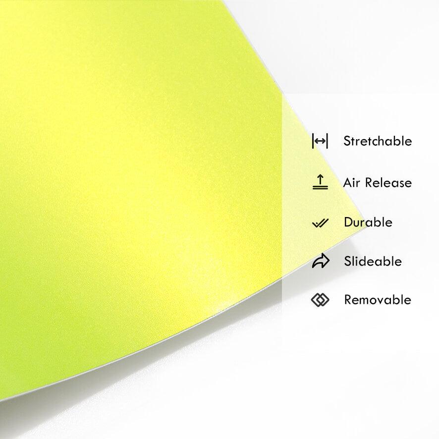 Candy Metallic Pearlescent Yellow Vinyl Wrap