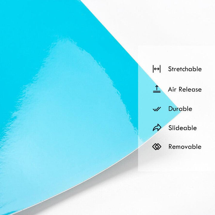 Gloss Sky Blue Vinyl Wrap