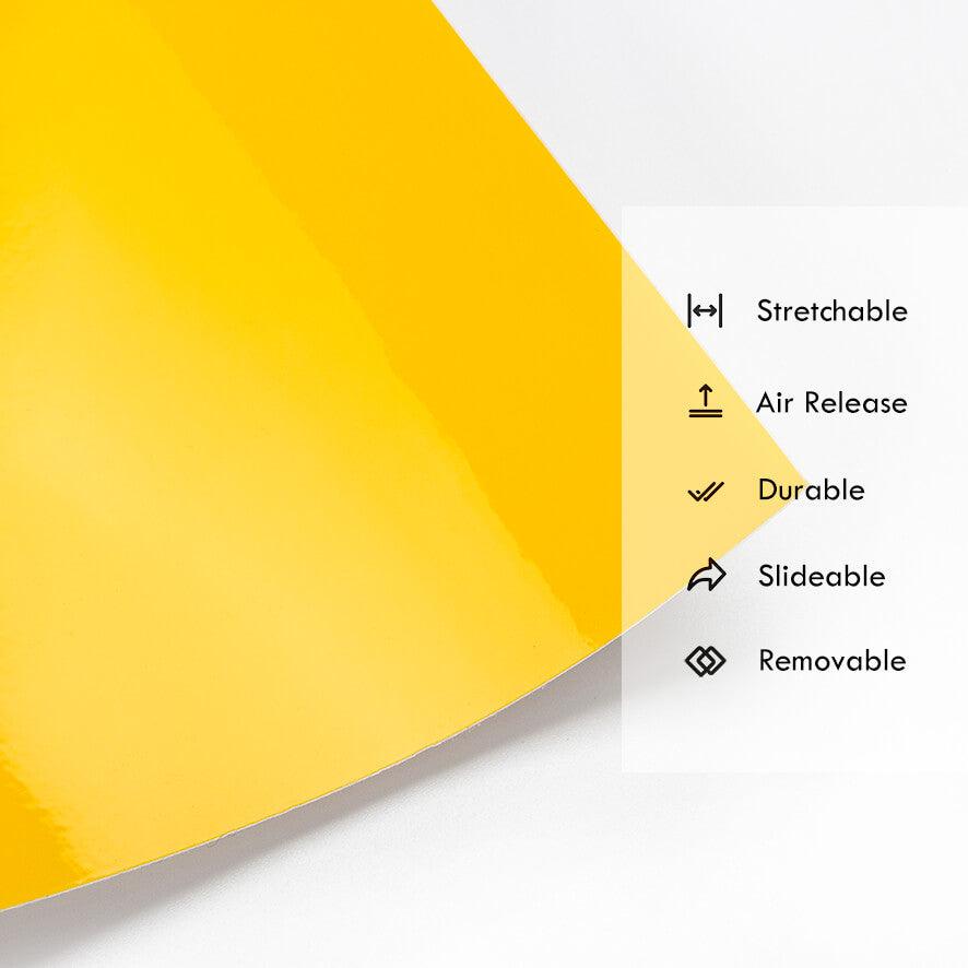 Gloss Sunflower Yellow Vinyl Wrap