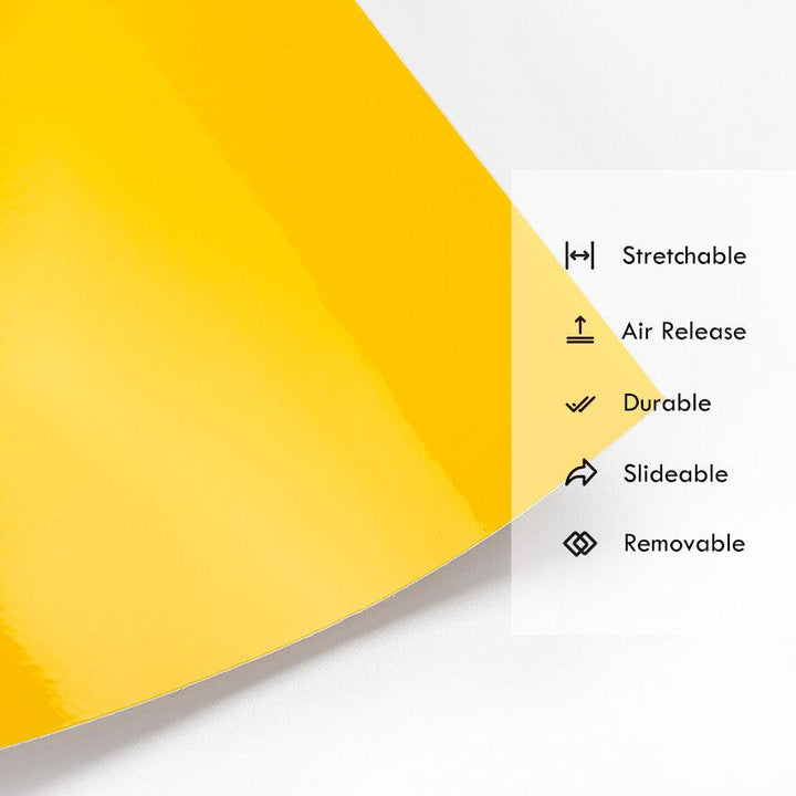 Gloss Sunflower Yellow Vinyl Wrap