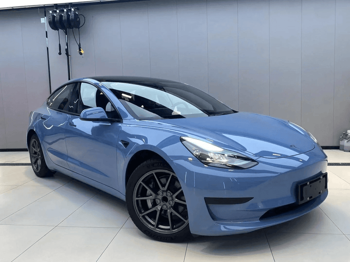 Gloss China Blue Vinyl Wrap