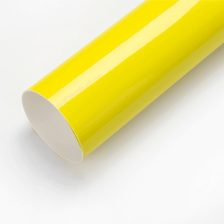 Gloss Lemon Yellow Vinyl Wrap