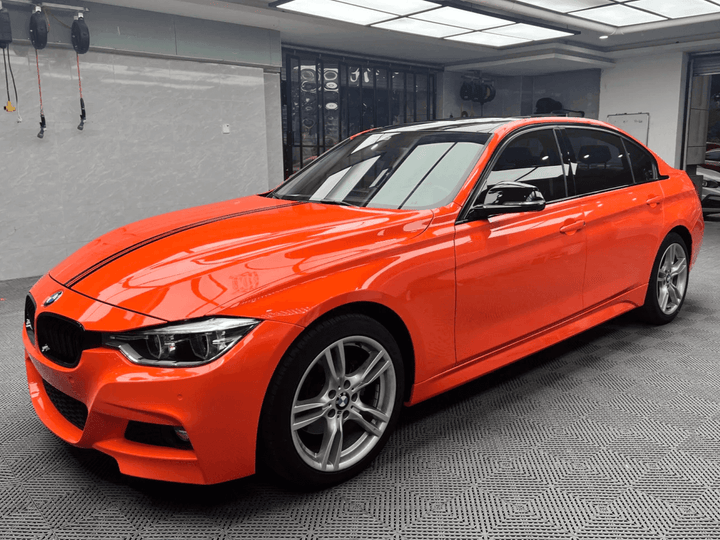 Gloss Lava Orange Vinyl Wrap