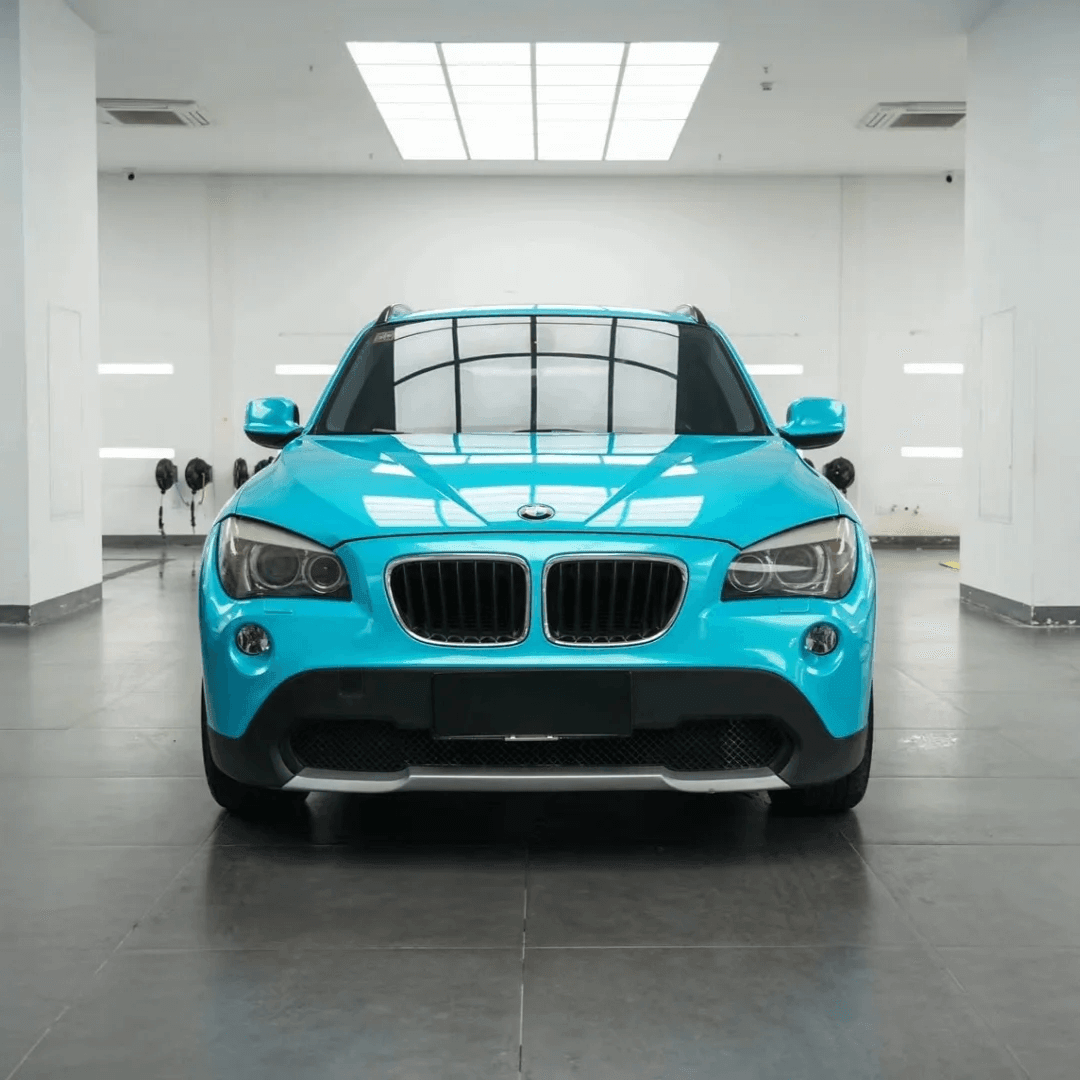 Gloss Metallic Turquoise Blue Vinyl Wrap