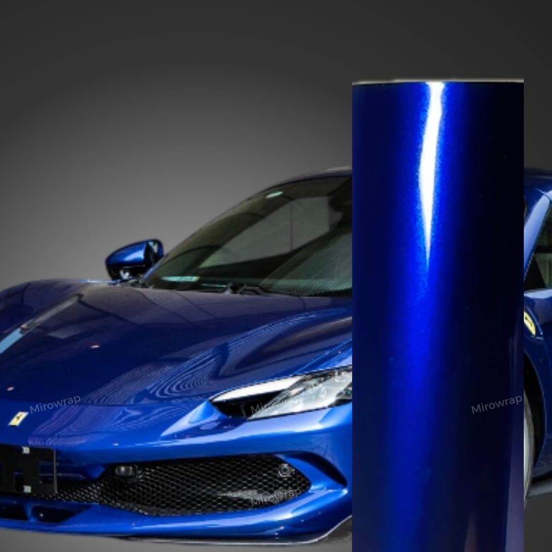 Gloss Metallic Blueberry Vinyl Wrap