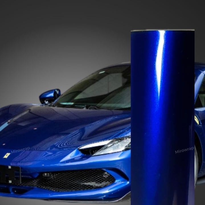 Gloss Metallic Blueberry Vinyl Wrap