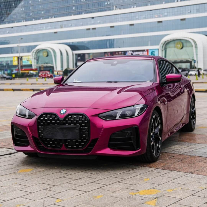 Gloss Metallic Burgundy Color PPF