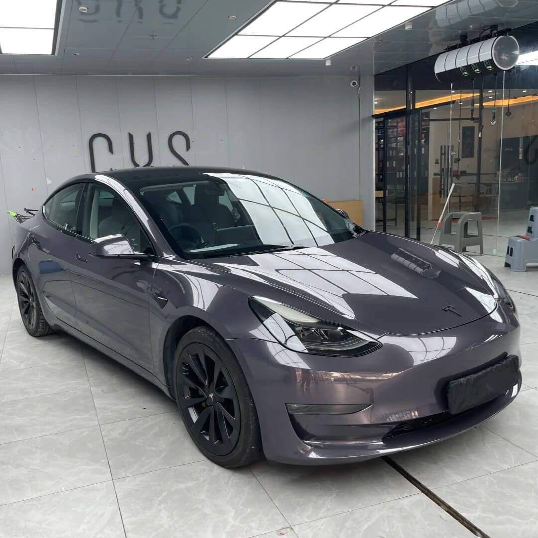 Gloss Metallic Galaxy Purple Color PPF