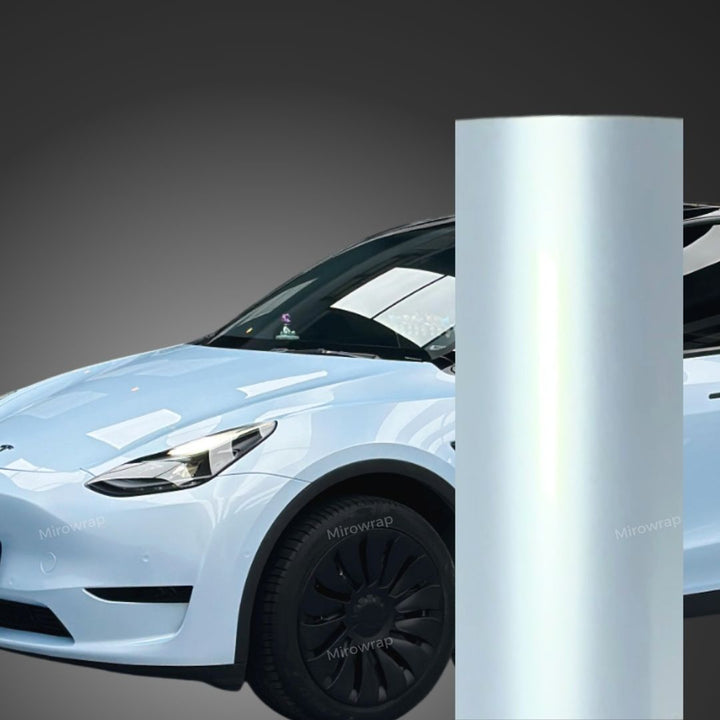 Gloss Metallic Jade Blue Vinyl Wrap