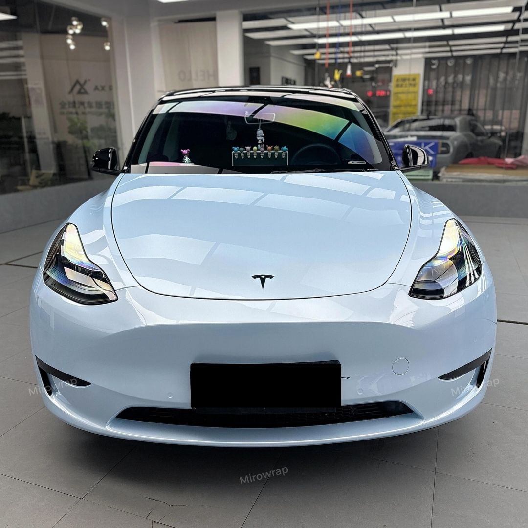 Gloss Metallic Jade Blue Vinyl Wrap