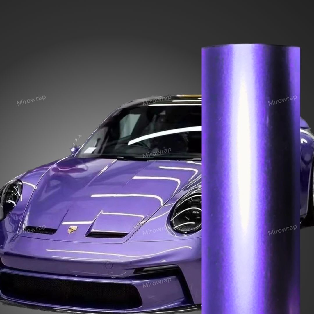 Gloss Metallic Royal Purple Vinyl Wrap