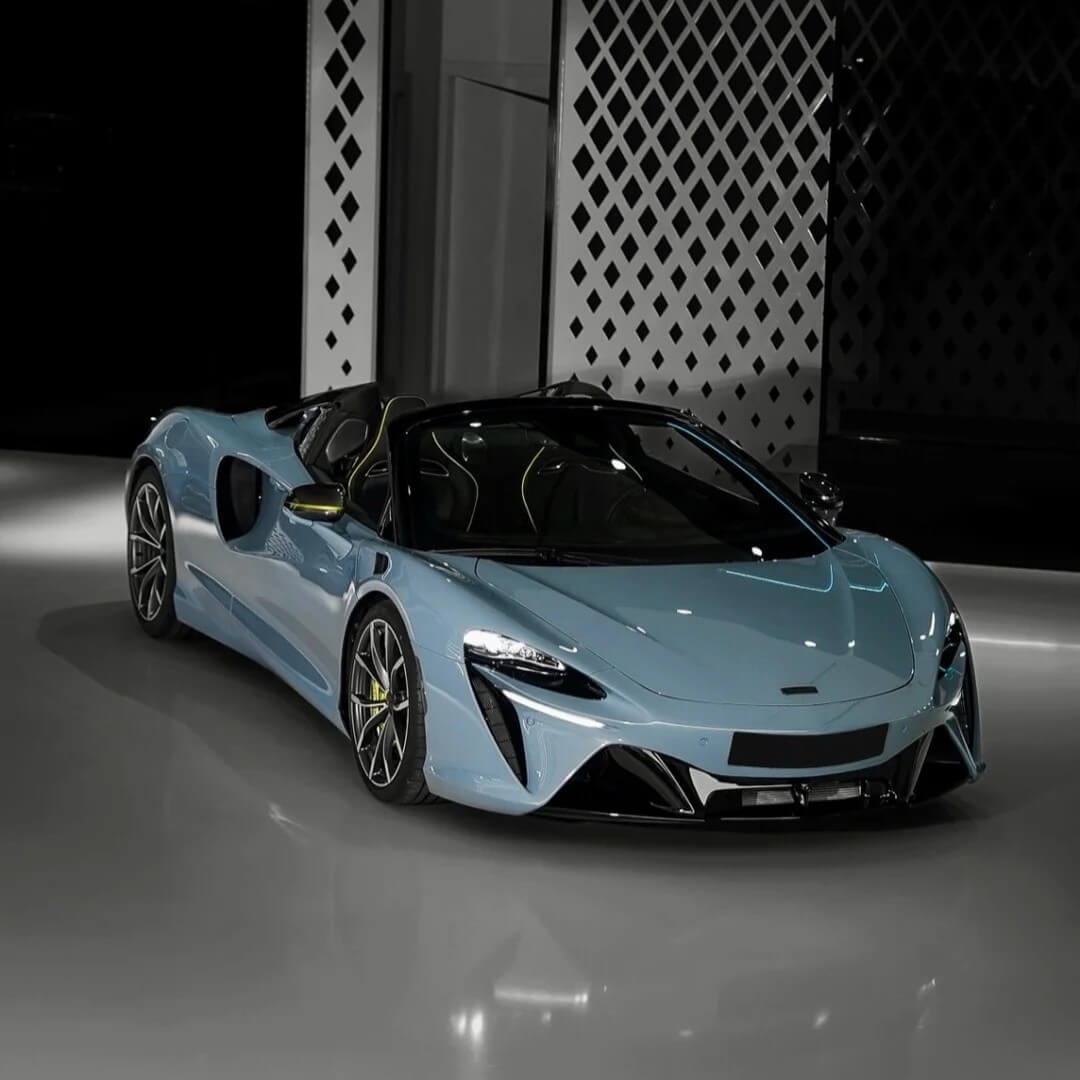 Gloss Metallic Slate Blue Color PPF