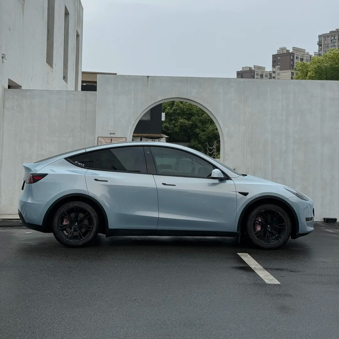Gloss Metallic Slate Blue Color PPF