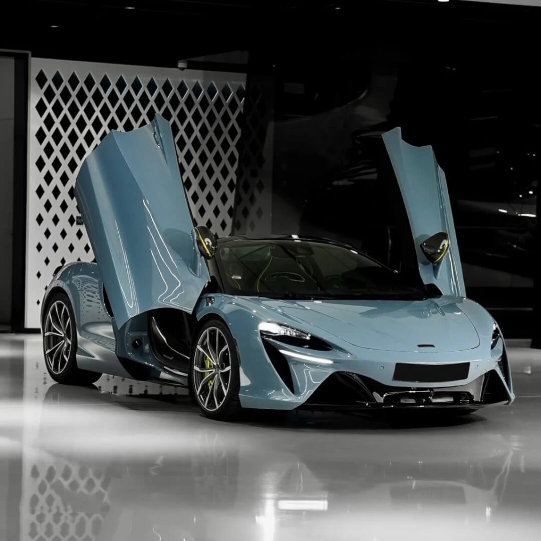 Gloss Metallic Slate Blue Color PPF