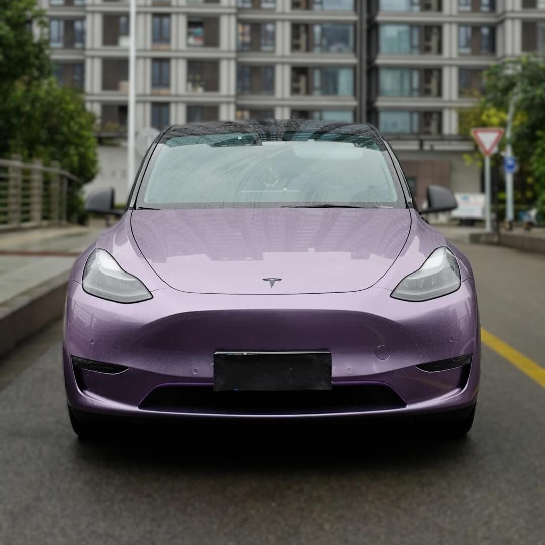 Gloss Metallic Silvery Lavender Color PPF