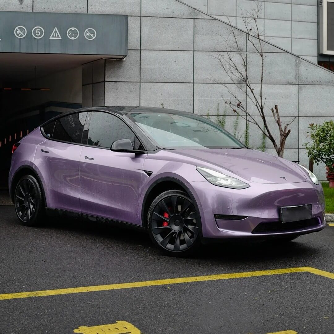 Gloss Metallic Silvery Lavender Color PPF