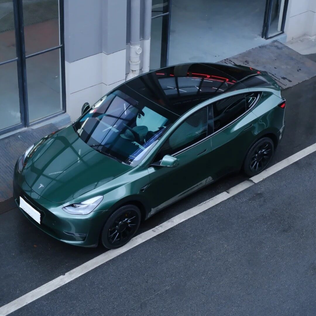 Gloss Metallic Forest Green Color PPF