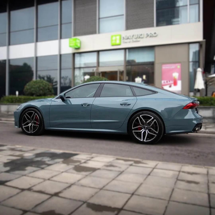 Glossy Grayish Blue Color PPF