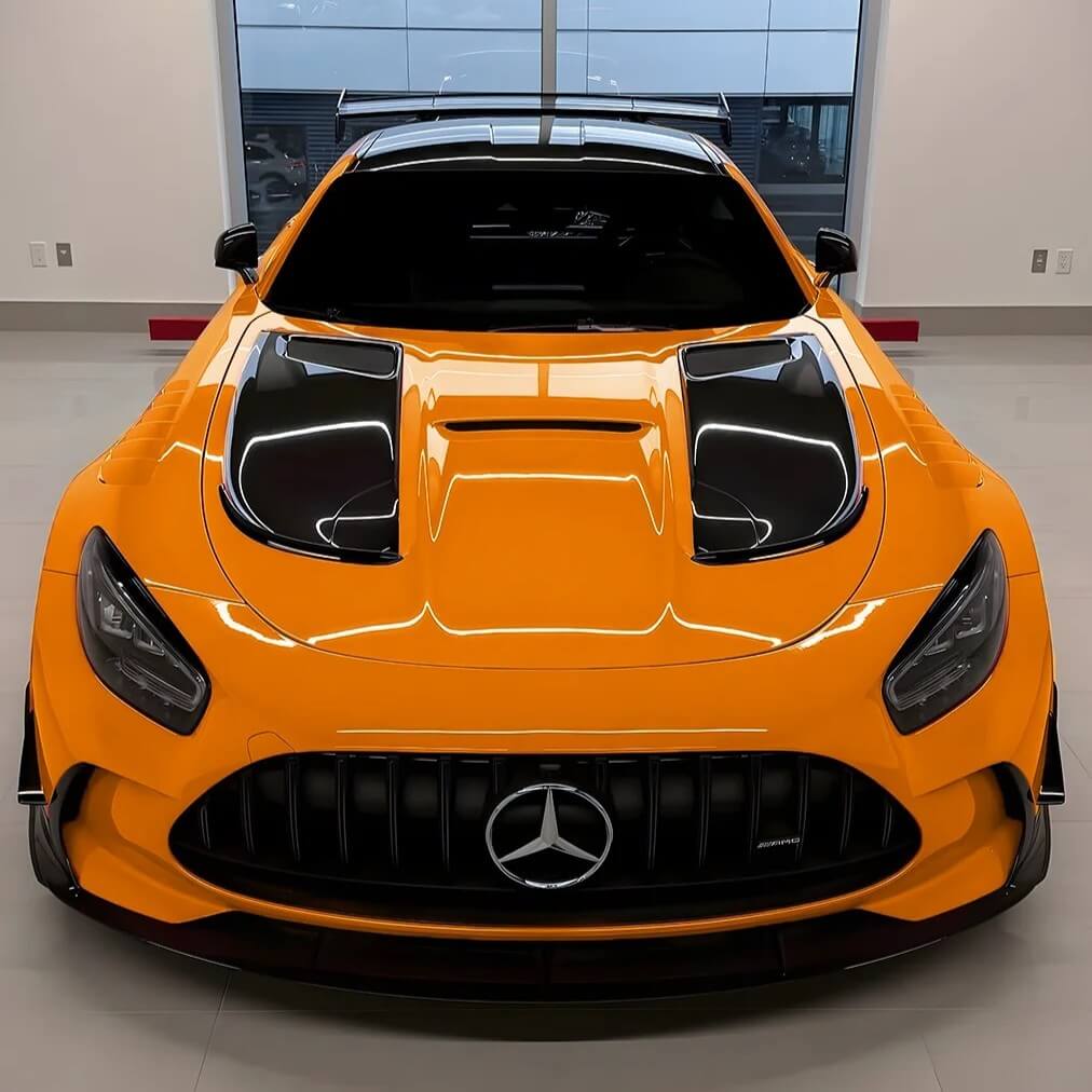 Glossy McLaren Orange Color PPF