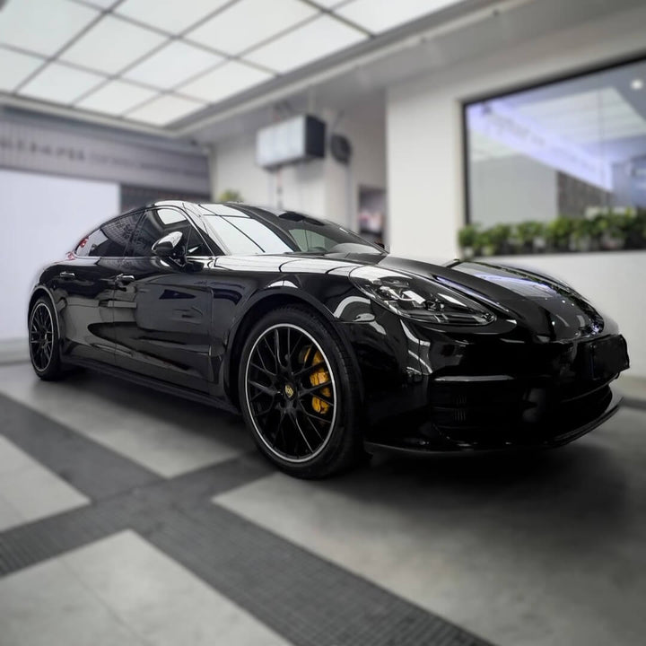 Glossy Obsidian Black Color PPF