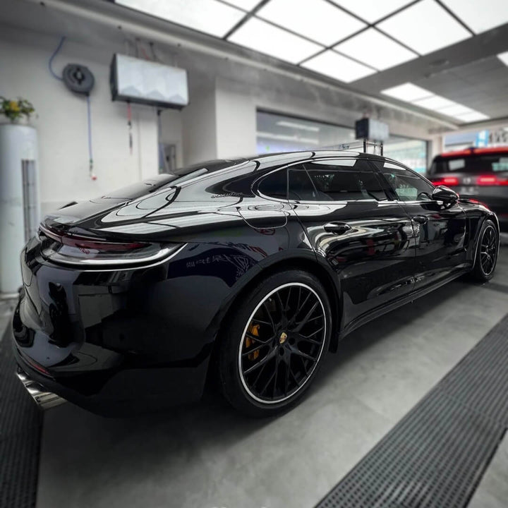 Glossy Obsidian Black Color PPF