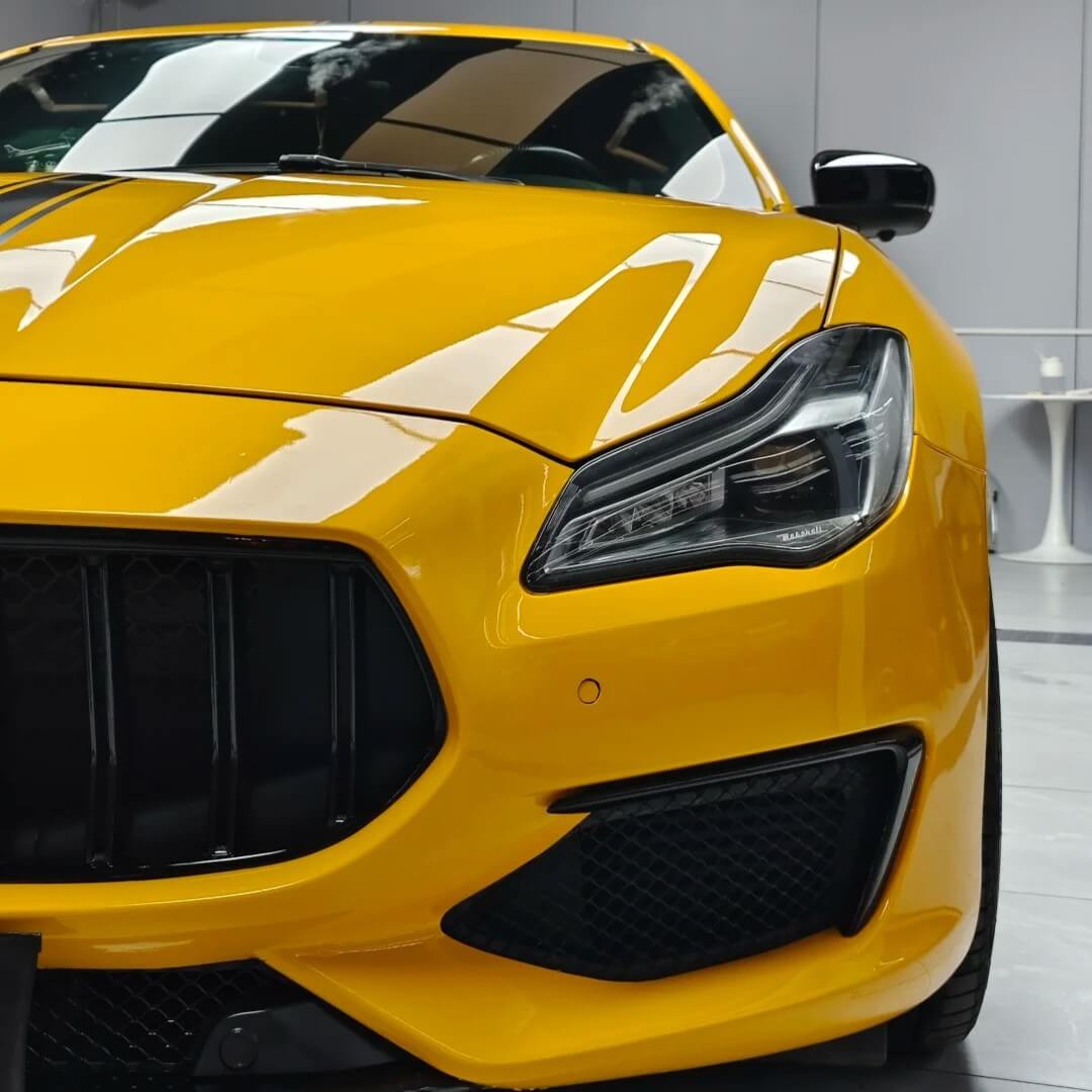 Gloss Racing Yellow Vinyl Wrap