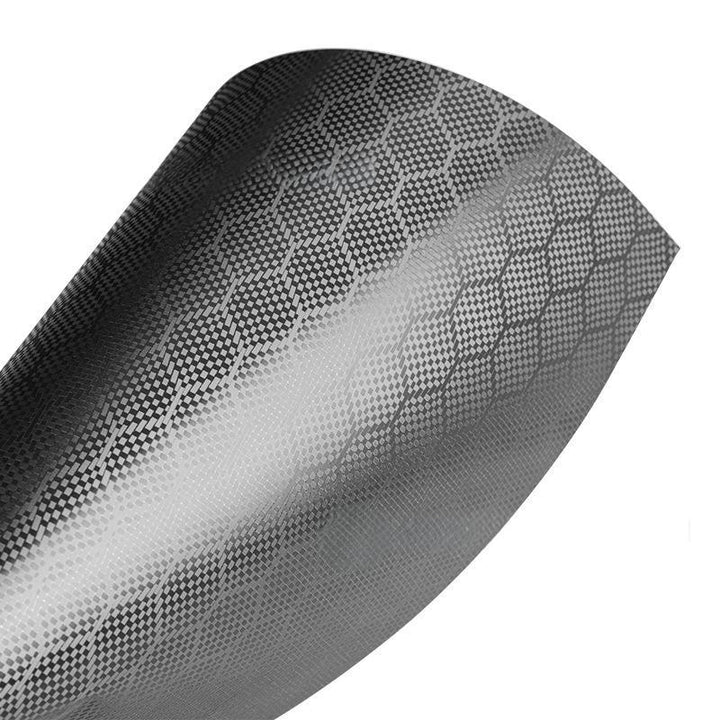 Matte Gray Honeycomb Carbon Fiber Vinyl Wrap