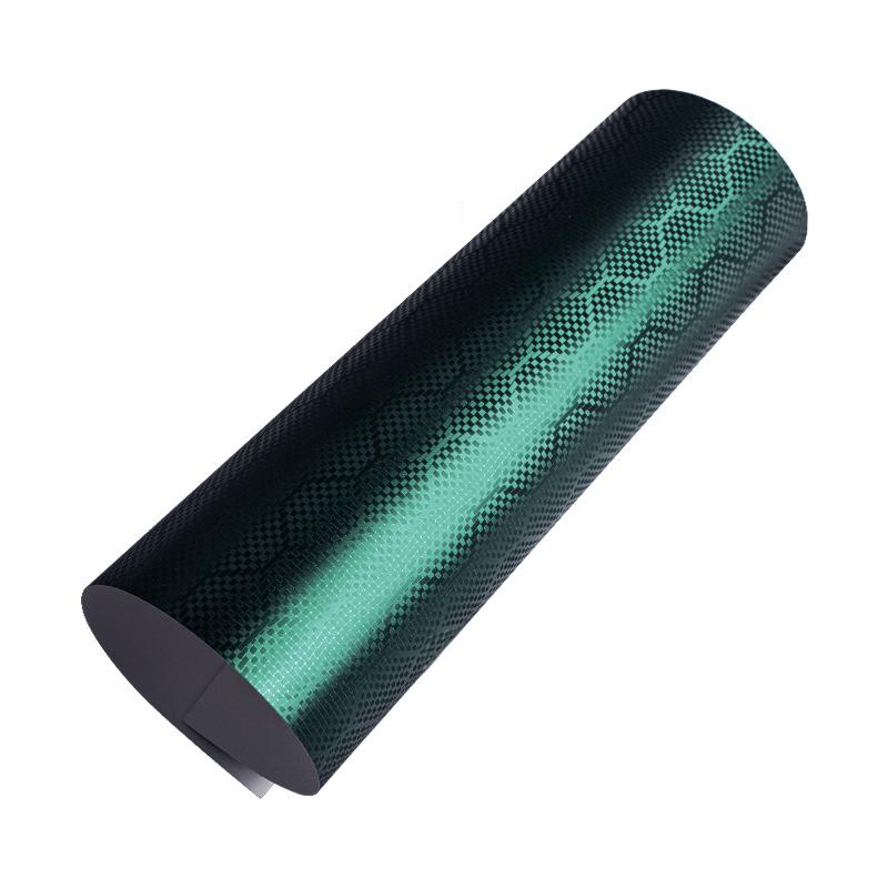 Matte Green Honeycomb Carbon Fiber Vinyl Wrap