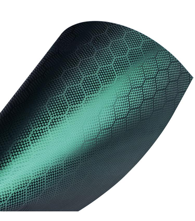 Matte Green Honeycomb Carbon Fiber Vinyl Wrap