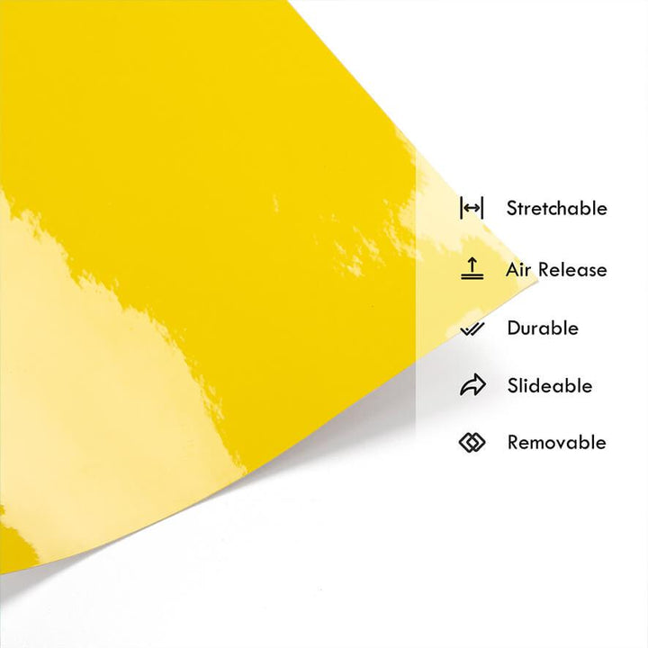 Gloss Corn Yellow Vinyl Wrap