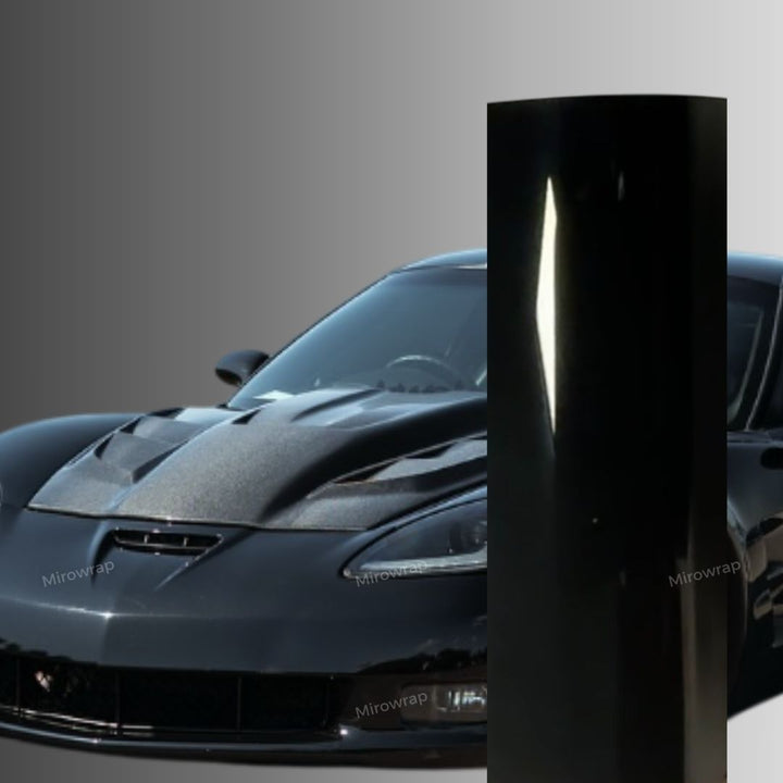 High Gloss Black Vinyl Wrap