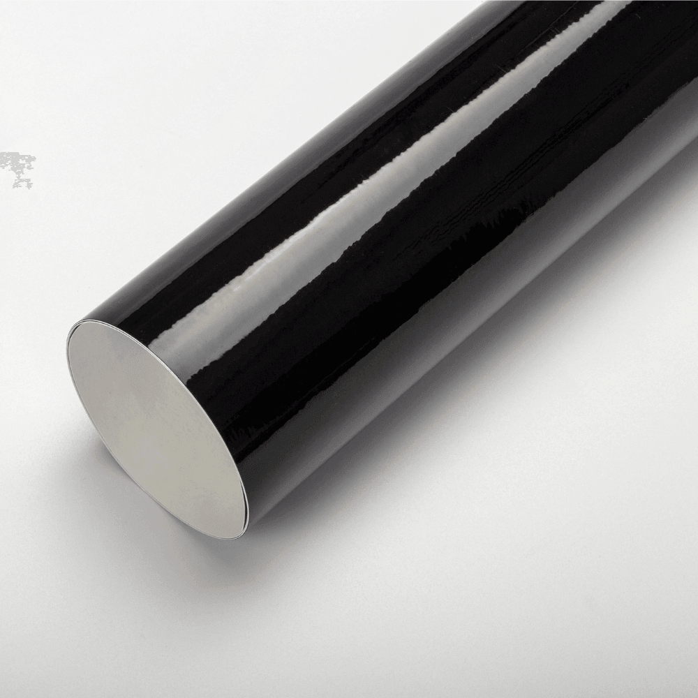 High Gloss Black Vinyl Wrap swatch 
