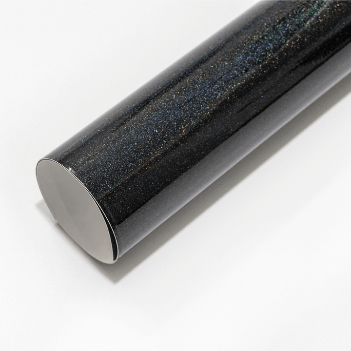 Gloss Laser Flip Black Vinyl Wrap