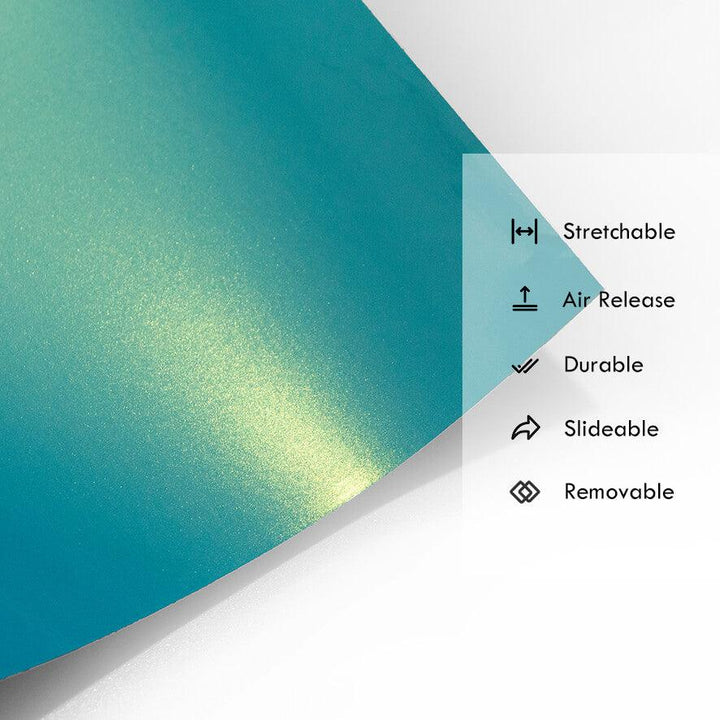 Gloss Laser Flip Tiffany Blue Vinyl Wrap