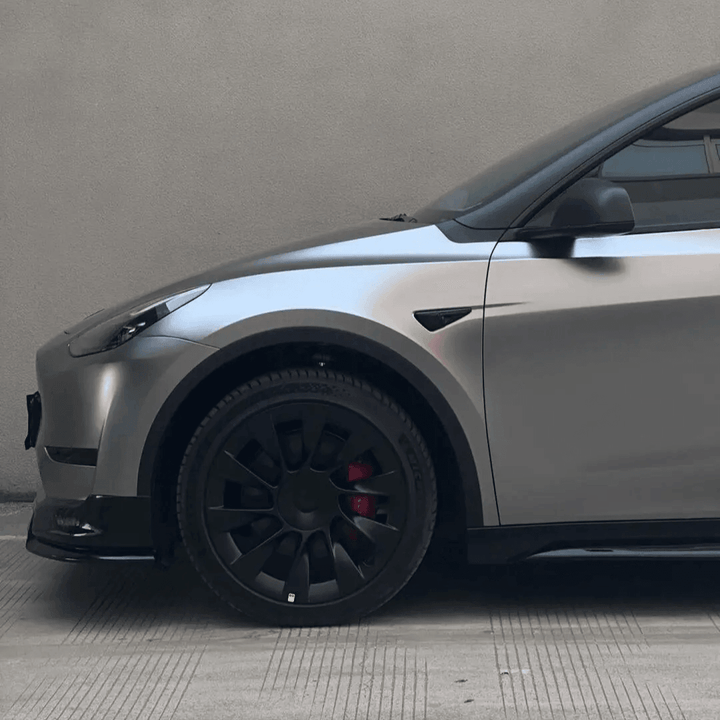 Gloss Metallic Silver Vinyl Wrap | Matte