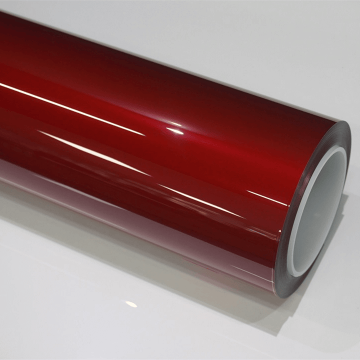Gloss Metallic Cherry Red Color PPF