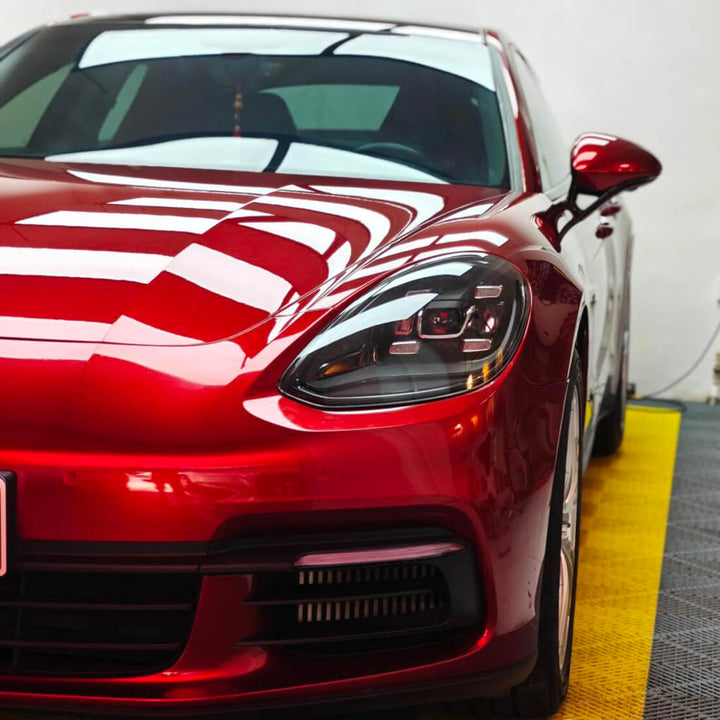 Gloss Metallic Cherry Red Color PPF