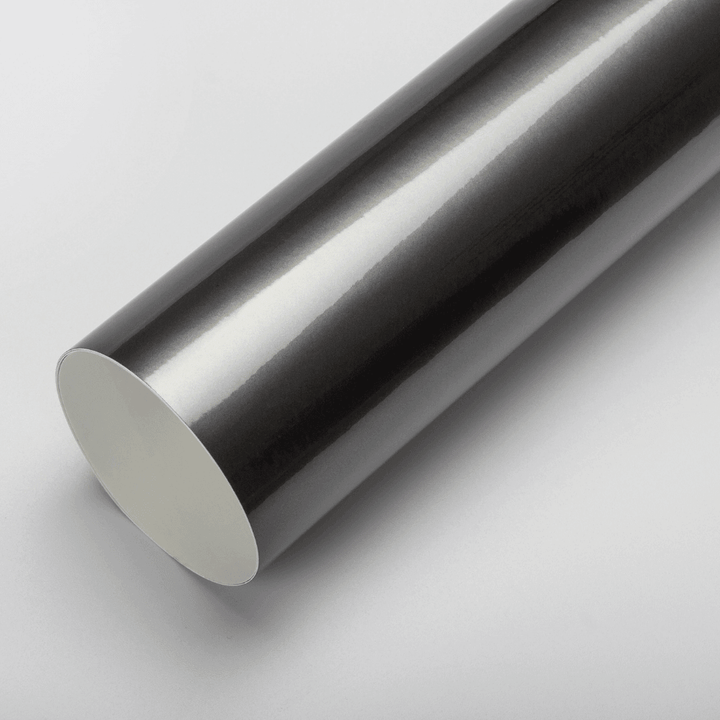 Gloss Metallic Gunmetal Gray Vinyl Wrap