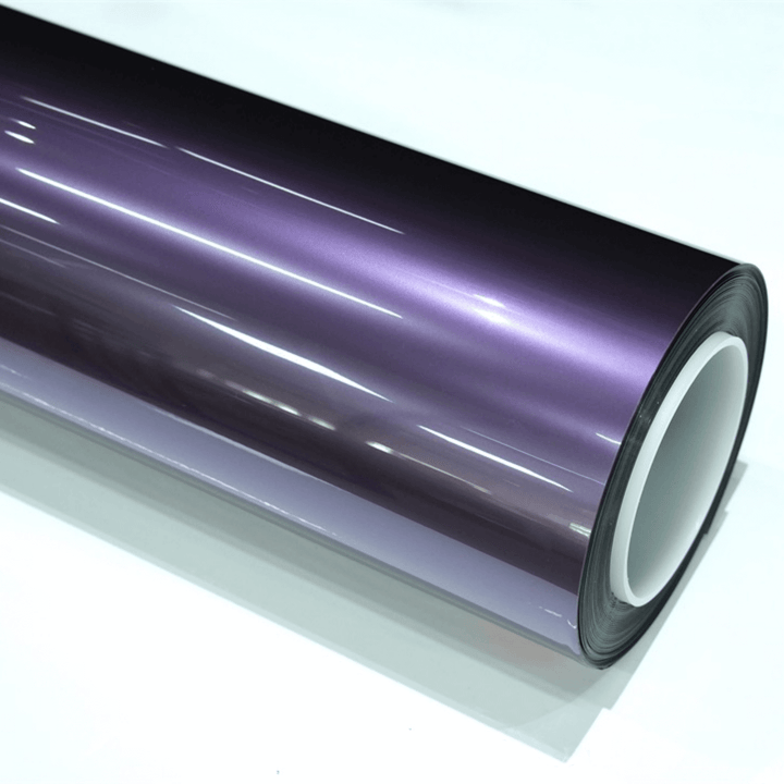 Gloss Metallic Muted Purple Color PPF